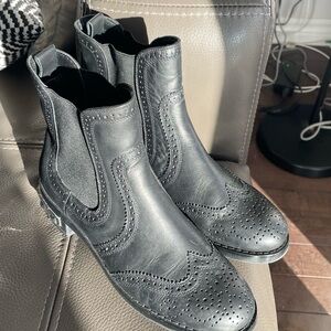 Miu Miu Black Brogue Woman’s Boots